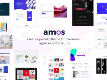 Amos - Creative WordPress Teması