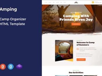 Amping - Camp Organizer HTML Template Yazı Tipi