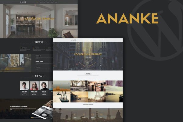 Ananke - One Page Parallax WordPress Teması