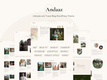 Andaaz - Lifestyle and Travel Blog WordPress Teması