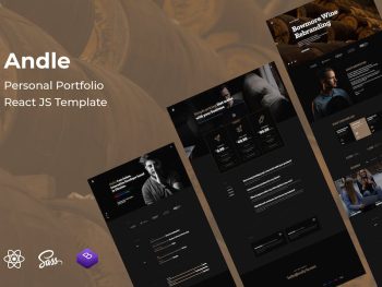 Andle - Personal Portfolio React JS Template Yazı Tipi