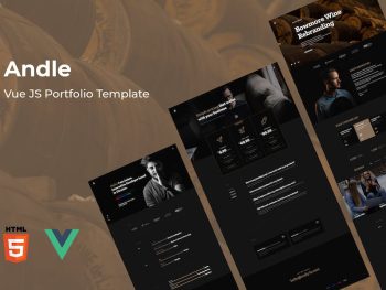 Andle - Vue Portfolio Template Yazı Tipi