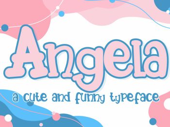 Angela - Cute Font Yazı Tipi