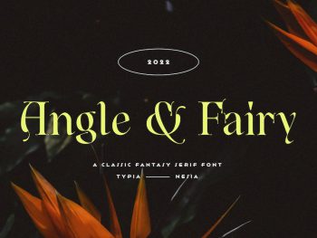 Angle & Fairy - Classic Vintage Fantasy Serif Yazı Tipi