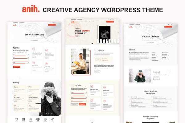 Anih - Creative Agency WordPress Teması