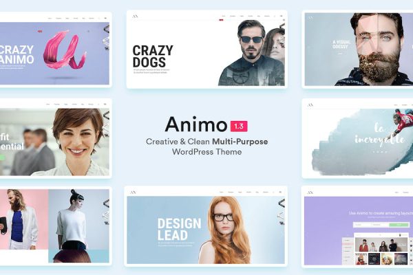 Animo – Creative & Clean Multi-Purpose  T WordPress Teması
