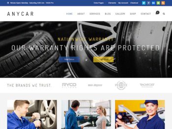 AnyCar - HTML Template for Automotive & Business Yazı Tipi