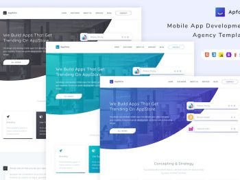 Apfolio - Mobile App Development Agency Template Yazı Tipi