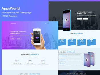 App Landing Page HTML5 Template Yazı Tipi