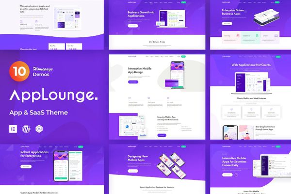 AppLounge - App & SaaS Software Theme WordPress Teması