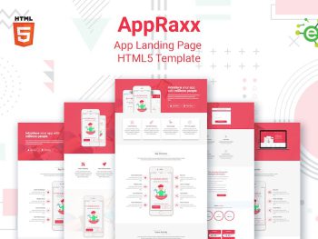 AppRaxx - 5 in 1 App Landing HTML5 Template Yazı Tipi