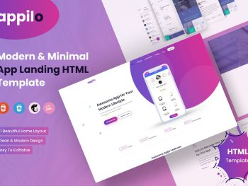 Appilo - App landing page HTML Template Yazı Tipi
