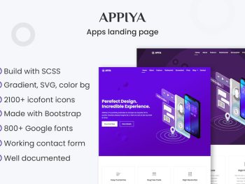 Appiya - App Landing Page Yazı Tipi