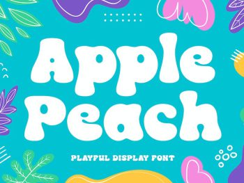 Apple Peach Yazı Tipi