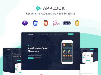 Applock - Responsive App Landing Page Template Yazı Tipi