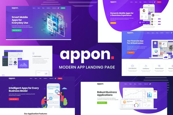 Appon - App & SaaS Software WordPress Teması