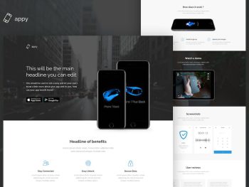 Appy - App Landing Page HTML Template Yazı Tipi