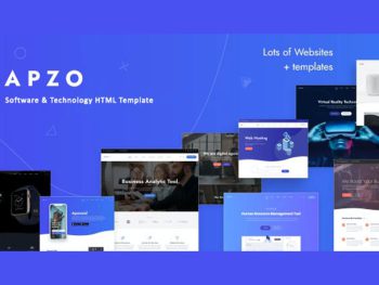 Apzo - Software App HTML Template Yazı Tipi