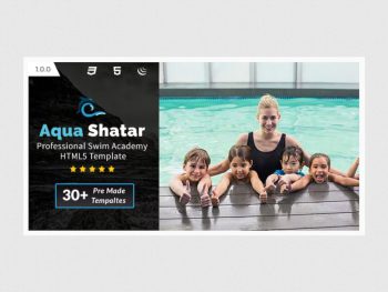 Aqua Shatar - Professional Swim Academy Temmplate Yazı Tipi