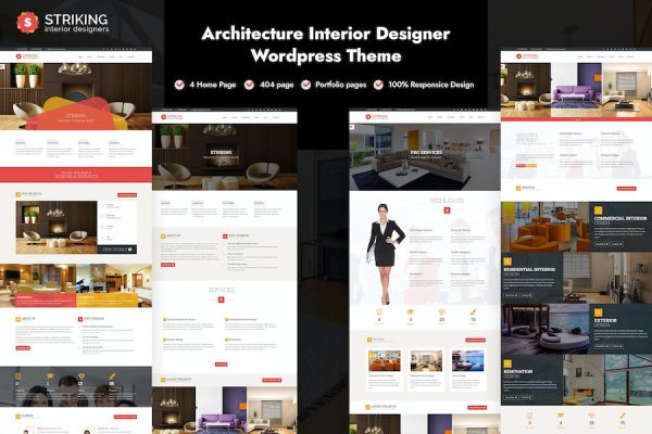 Architecture Interior Designer WordPress Teması