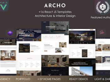 Archo - Vue Architecture & Interior Template Yazı Tipi