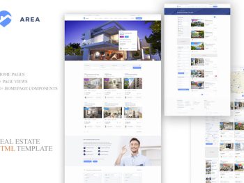 Area — Real Estate HTML Template Yazı Tipi