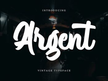 Argent - Vintage Typeface Yazı Tipi