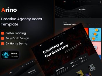 Arino - Creative Agency React Template Yazı Tipi