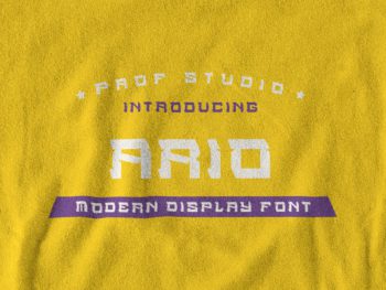 Ario - Modern Display Typeface Yazı Tipi