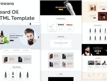 Arowana - Beard Oil & Barber Shop HTML Template Yazı Tipi