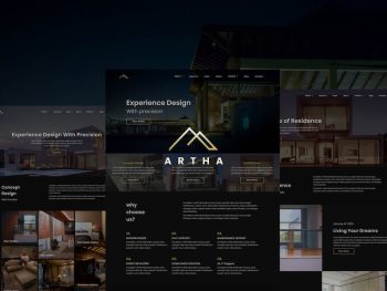 Artha Interactive Interior html Template Yazı Tipi