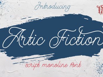 Artic Fiction - Retro Script Yazı Tipi