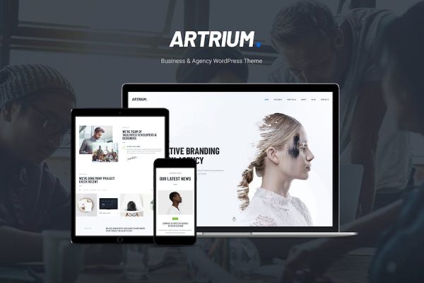 Artrium - Creative Agency & Web Studio WP Theme WordPress Teması