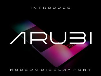 Arubi sans serif font Yazı Tipi