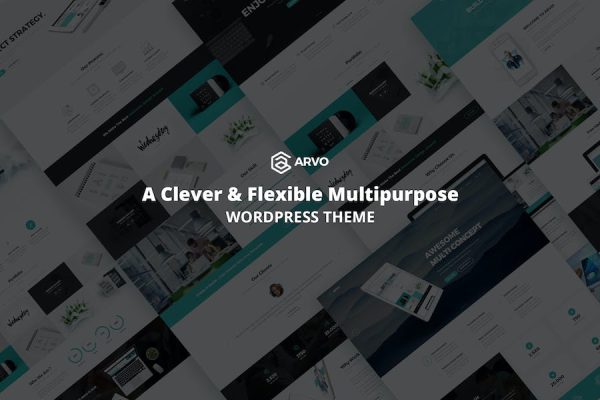 Arvo - A Clever & Flexible Multipurpose WordPress Teması