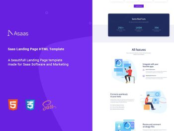 Asaas - Saas Landing Page HTML Template Yazı Tipi