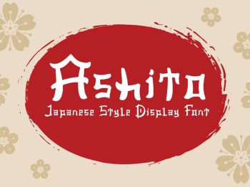 Ashito - Japanese Style Font Yazı Tipi