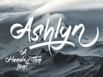 Ashlyn - Aesthetic Handwritten Font Yazı Tipi