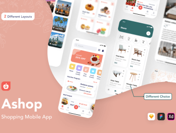 Ashop - Shopping Mobile App Yazı Tipi