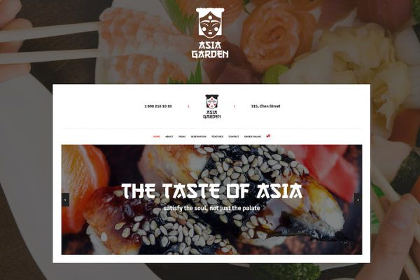 Asia Garden WordPress Teması