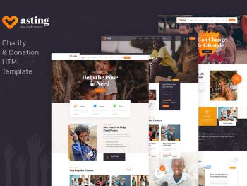 Asting - Charity & Donation HTML Template Yazı Tipi