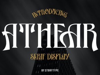 Athear Serif Display Font Yazı Tipi