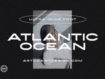 Atlantic Ocean | Ultra Wide Font Yazı Tipi