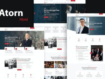 Atorn - Law Firm & Attorney Website HTML Template Yazı Tipi