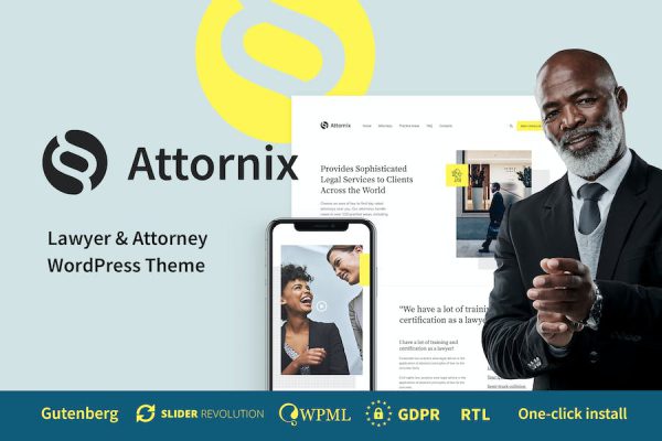 Attornix - Lawyer WordPress Teması