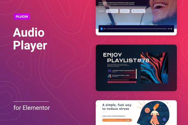 Audio Player with Controls Builder for Elementor WordPress Eklentisi