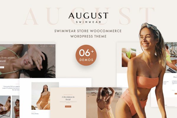 August - Swimwear WooCommerce WordPress Teması