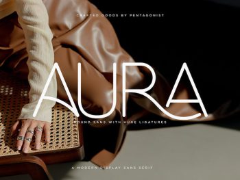 Aura | Round Sans Serif Yazı Tipi
