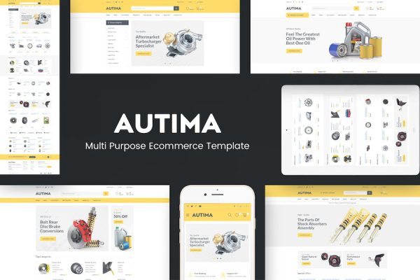 Autima - Car Accessories Theme for WordPress Teması