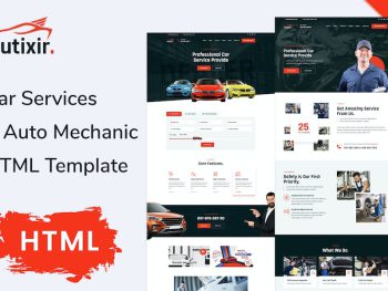 Autixir - Car Services Auto Mechanic HTML Template Yazı Tipi